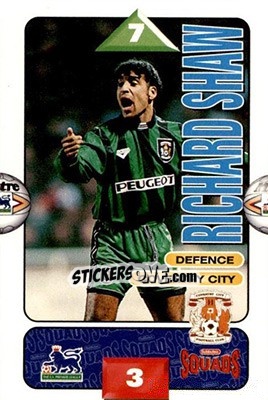 Figurina Richard Shaw - Squads Premier League 1995-1996 - Subbuteo