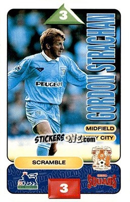 Cromo Gordon Strachan - Squads Premier League 1995-1996 - Subbuteo
