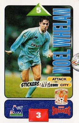 Sticker Noel Whelan - Squads Premier League 1995-1996 - Subbuteo