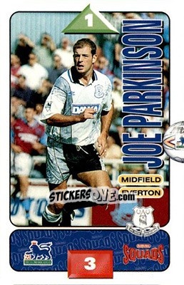 Sticker Joe Parkinson - Squads Premier League 1995-1996 n. 98 - Subbuteo