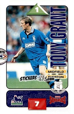 Cromo Tony Grant - Squads Premier League 1995-1996 n. 100 - Subbuteo