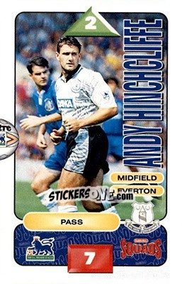 Sticker Andy Hinchcliffe - Squads Premier League 1995-1996 n. 101 - Subbuteo