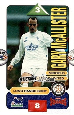 Sticker Gary McAllister - Squads Premier League 1995-1996 n. 105 - Subbuteo