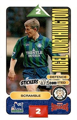 Figurina Nigel Worthington - Squads Premier League 1995-1996 n. 108 - Subbuteo