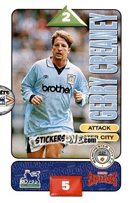 Sticker Gerry Creaney - Squads Premier League 1995-1996 - Subbuteo