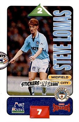 Sticker Steve Lomas - Squads Premier League 1995-1996 - Subbuteo