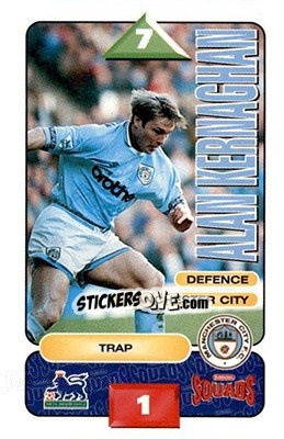 Sticker Alan Kernaghan - Squads Premier League 1995-1996 n. 140 - Subbuteo