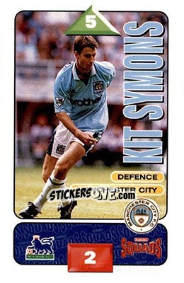 Cromo Kit Symons - Squads Premier League 1995-1996 - Subbuteo