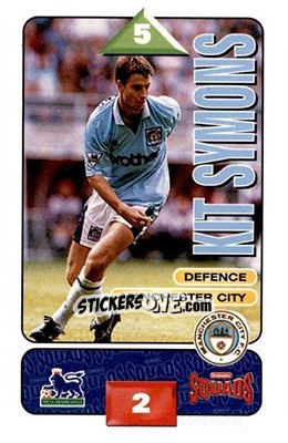 Cromo Kit Symons - Squads Premier League 1995-1996 n. 145 - Subbuteo