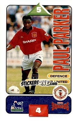 Sticker Paul Parker - Squads Premier League 1995-1996 n. 158 - Subbuteo