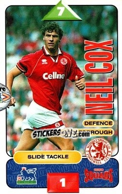 Sticker Neil Cox - Squads Premier League 1995-1996 - Subbuteo