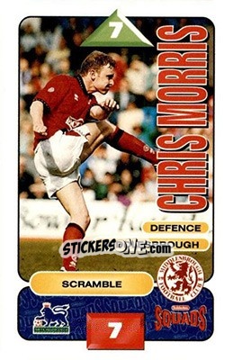 Cromo Chris Morris - Squads Premier League 1995-1996 - Subbuteo