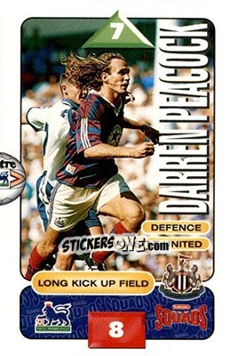 Sticker Darren Peacock - Squads Premier League 1995-1996 n. 181 - Subbuteo