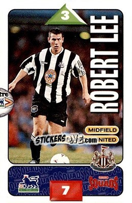 Cromo Robert Lee - Squads Premier League 1995-1996 - Subbuteo