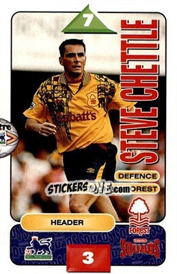 Sticker Steve Chettle - Squads Premier League 1995-1996 n. 204 - Subbuteo