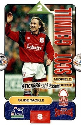 Sticker Scot Gemmill - Squads Premier League 1995-1996 n. 210 - Subbuteo