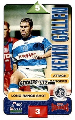 Cromo Kevin Gallen - Squads Premier League 1995-1996 - Subbuteo