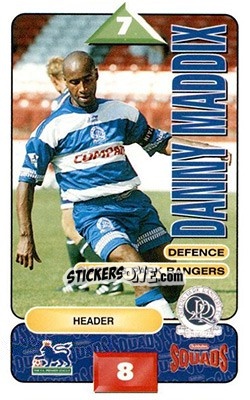Sticker Danny Maddix - Squads Premier League 1995-1996 - Subbuteo