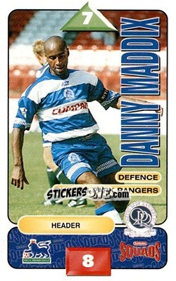 Sticker Danny Maddix - Squads Premier League 1995-1996 n. 223 - Subbuteo