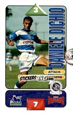 Cromo Daniele Dichio - Squads Premier League 1995-1996 - Subbuteo