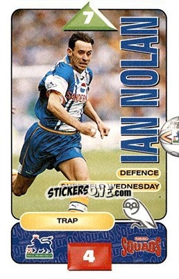 Sticker Ian Nolan - Squads Premier League 1995-1996 - Subbuteo