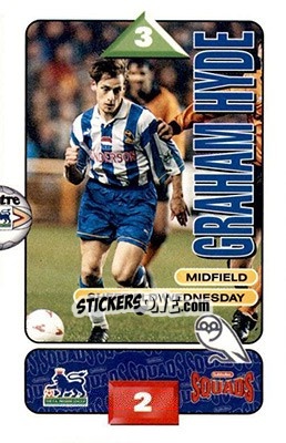 Sticker Graham Hyde - Squads Premier League 1995-1996 - Subbuteo