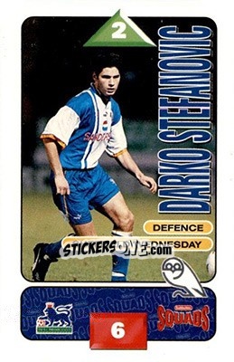 Sticker Dejan Stefanovic - Squads Premier League 1995-1996 - Subbuteo