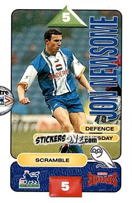 Figurina Jon Newsome - Squads Premier League 1995-1996 n. 240 - Subbuteo
