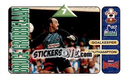 Sticker Bruce Grobbelaar - Squads Premier League 1995-1996 - Subbuteo