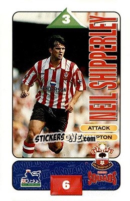 Sticker Neil Shipperley - Squads Premier League 1995-1996 - Subbuteo