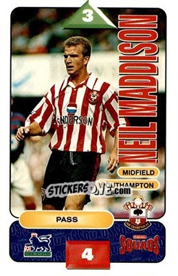 Cromo Neil Maddison - Squads Premier League 1995-1996 n. 248 - Subbuteo