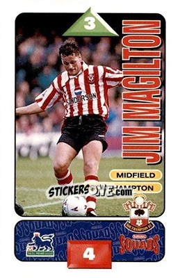 Sticker Jim Magilton - Squads Premier League 1995-1996 - Subbuteo