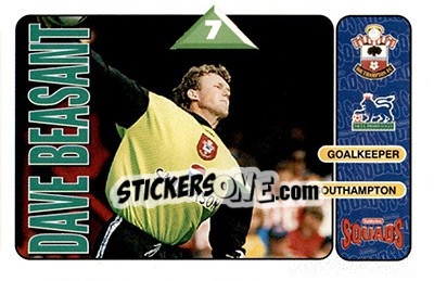 Sticker Dave Beasant - Squads Premier League 1995-1996 n. 256 - Subbuteo