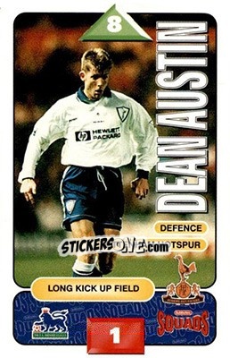 Cromo Dean Austin - Squads Premier League 1995-1996 n. 261 - Subbuteo