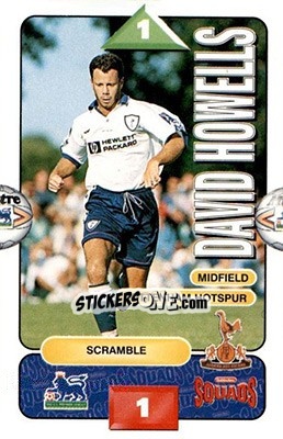 Cromo David Howells - Squads Premier League 1995-1996 n. 262 - Subbuteo