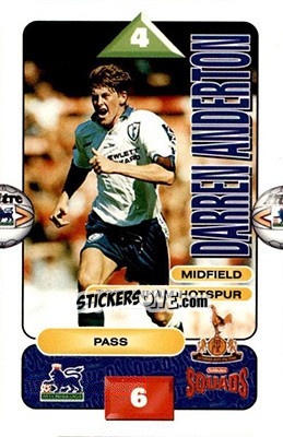Cromo Darren Anderton - Squads Premier League 1995-1996 - Subbuteo