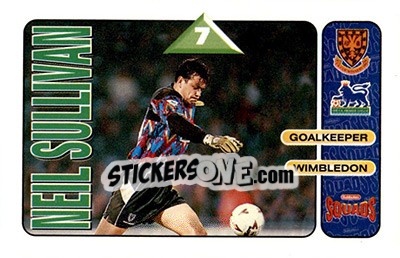 Sticker Neil Sullivan - Squads Premier League 1995-1996 - Subbuteo
