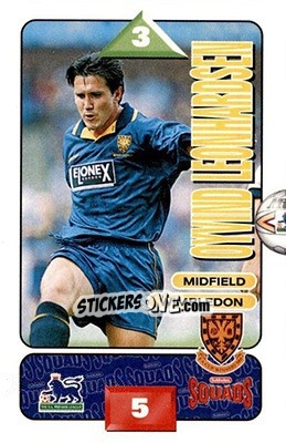 Sticker Oyvind Leonhardsen - Squads Premier League 1995-1996 n. 298 - Subbuteo