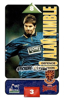 Sticker Alan Kimble - Squads Premier League 1995-1996 n. 299 - Subbuteo