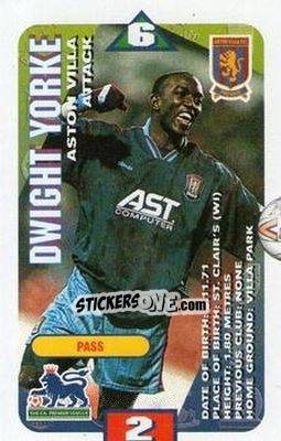 Sticker Dwight Yorke - Squads Premier League 1996-1997 n. 10 - Subbuteo