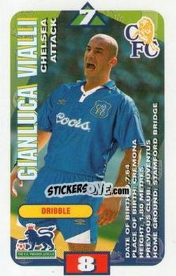 Sticker Gianluca Vialli - Squads Premier League 1996-1997 n. 27 - Subbuteo