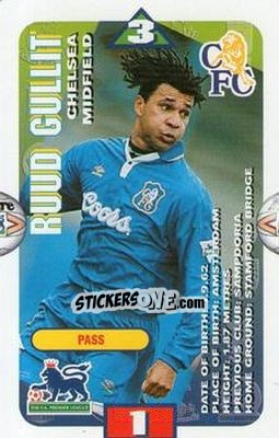 Sticker Ruud Gullit - Squads Premier League 1996-1997 - Subbuteo