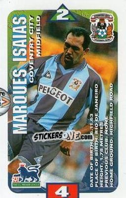 Sticker Marques Isaias - Squads Premier League 1996-1997 - Subbuteo