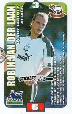 Sticker Robin Van Der Laan - Squads Premier League 1996-1997 - Subbuteo