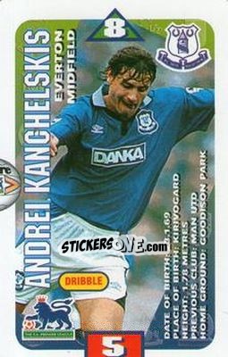 Sticker Andrei Kanchelskis - Squads Premier League 1996-1997 n. 47 - Subbuteo