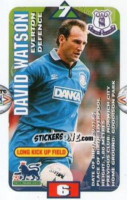 Sticker David Watson - Squads Premier League 1996-1997 n. 49 - Subbuteo