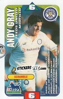 Cromo Andy Gray - Squads Premier League 1996-1997 - Subbuteo