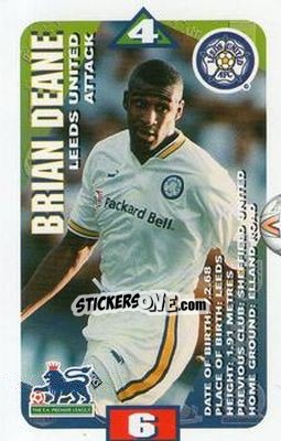 Sticker Brian Deane - Squads Premier League 1996-1997 - Subbuteo