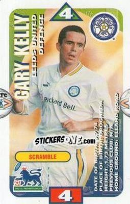 Sticker Gary Kelly - Squads Premier League 1996-1997 - Subbuteo