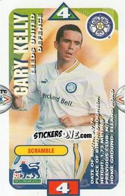 Sticker Gary Kelly - Squads Premier League 1996-1997 n. 56 - Subbuteo